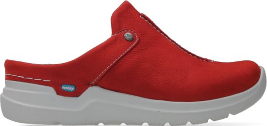 Wolky Slippers Holland DB nubuck rouge