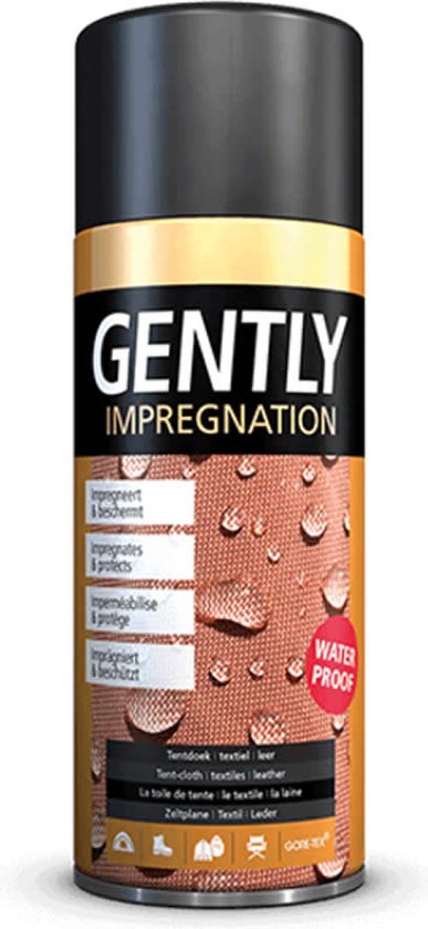 Gently Impregnation 400 ml - Impregneerspray voor tent, bootkap, textiel, leer en suède - Beschermt tegen vuilaanhechting - Kleurloos