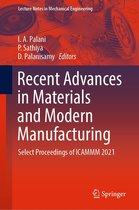 Lecture Notes in Mechanical Engineering - Recent Advances in Materials and Modern Manufacturing