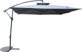 Concept-U - 3x3 M Gray Square Deportee Parasol CAPRI