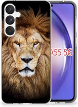 TPU étui pour Samsung Galaxy A55 Coque Téléphone Lion