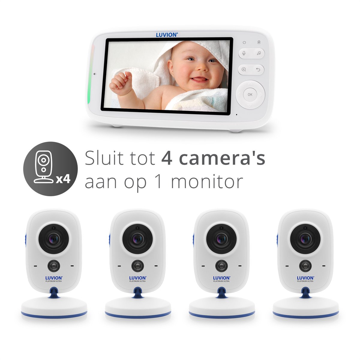 LUVION Platinum Ultra - Babyfoon met Camera thumbnail 5