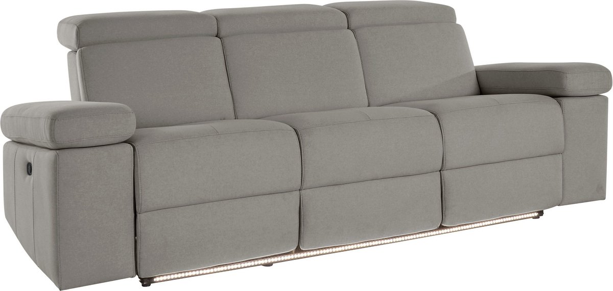 Notio Living Rayland-Sofa 3-zits - Handmatig - Grijs