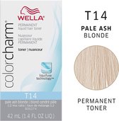Wella Color Charm Toner - T14 - Pale Ash Blonde - NIEUWE VERPAKKING - Wella Toner - Haartoner - Asblond - Ashblonde - Anti yellow - Anti Orange