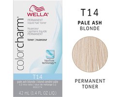 Wella Color Charm Toner - T14 - Pale Ash Blonde - NIEUWE VERPAKKING - Wella Toner - Haartoner - Asblond - Ashblonde - Anti yellow - Anti Orange