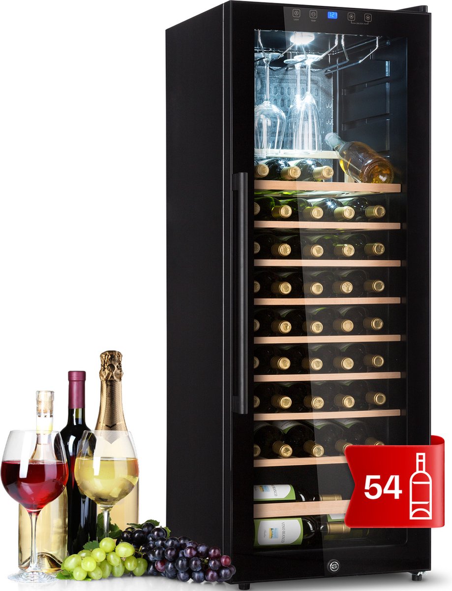 Klarstein Barossa 54 Uno Wijnkoelkast - 155 Liter - 54 - Klarstein - €557,99