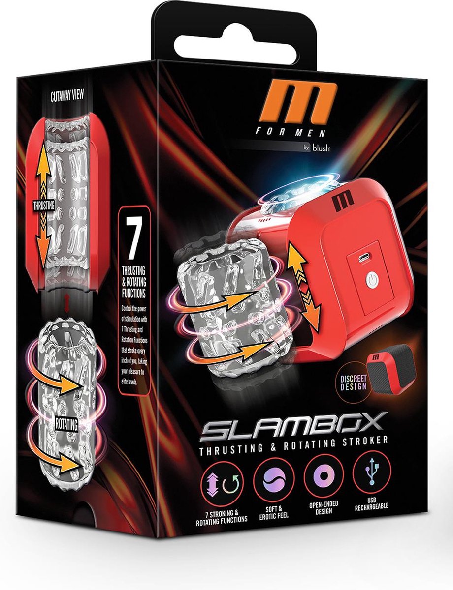 M FOR MEN SLAMBOX RED