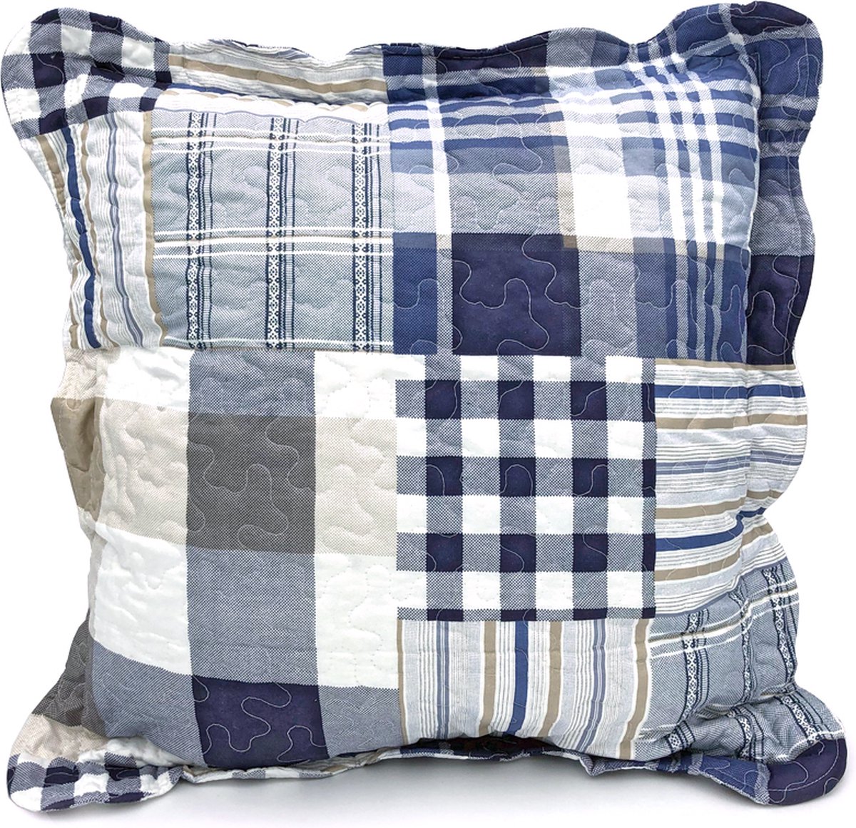 Lavandoux - Sierkussen - Blue Loft - 50x50 cm - Blauw