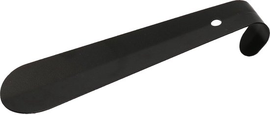 Jumada's - Schoenlepel - metaal - zwart - 15 cm - stevig - RVS - voor onderweg - schoenenlepel - shoehorn