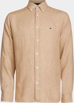 Tommy Hilfiger Casual hemd lange mouw Beige Pigment Dye LI Solid RF Shirt MW0MW34602/AEG