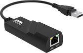 Ethernet Adapter - USB A naar Ethernet - RJ45 - USB 2.0 - 10/100Mbps - Zwart