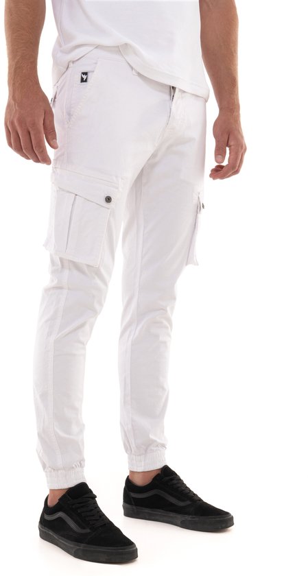 Pantalon cargo Emporio pour homme-Kigy-off White-Taille W34 L34