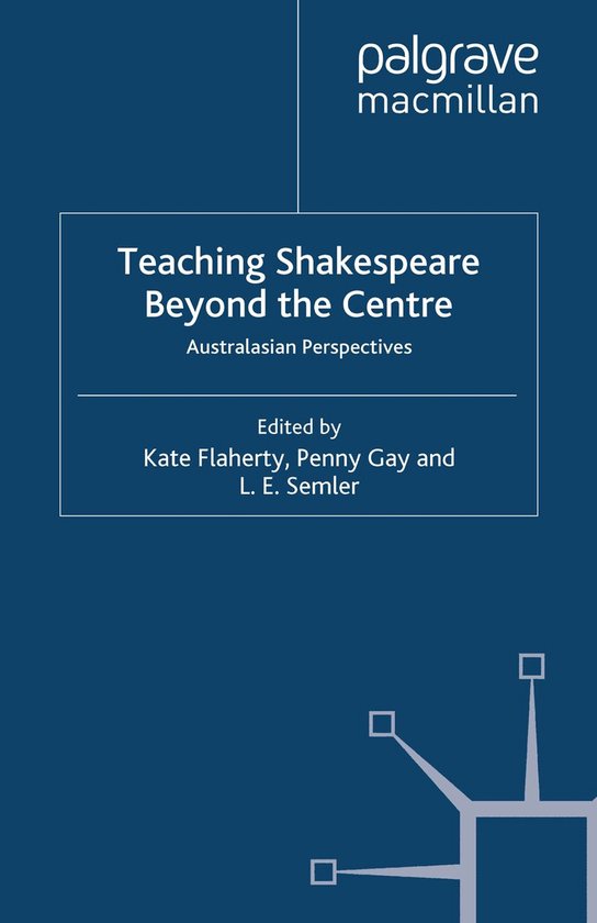 Palgrave Shakespeare Studies - Teaching Shakespeare Beyond t ... - cover