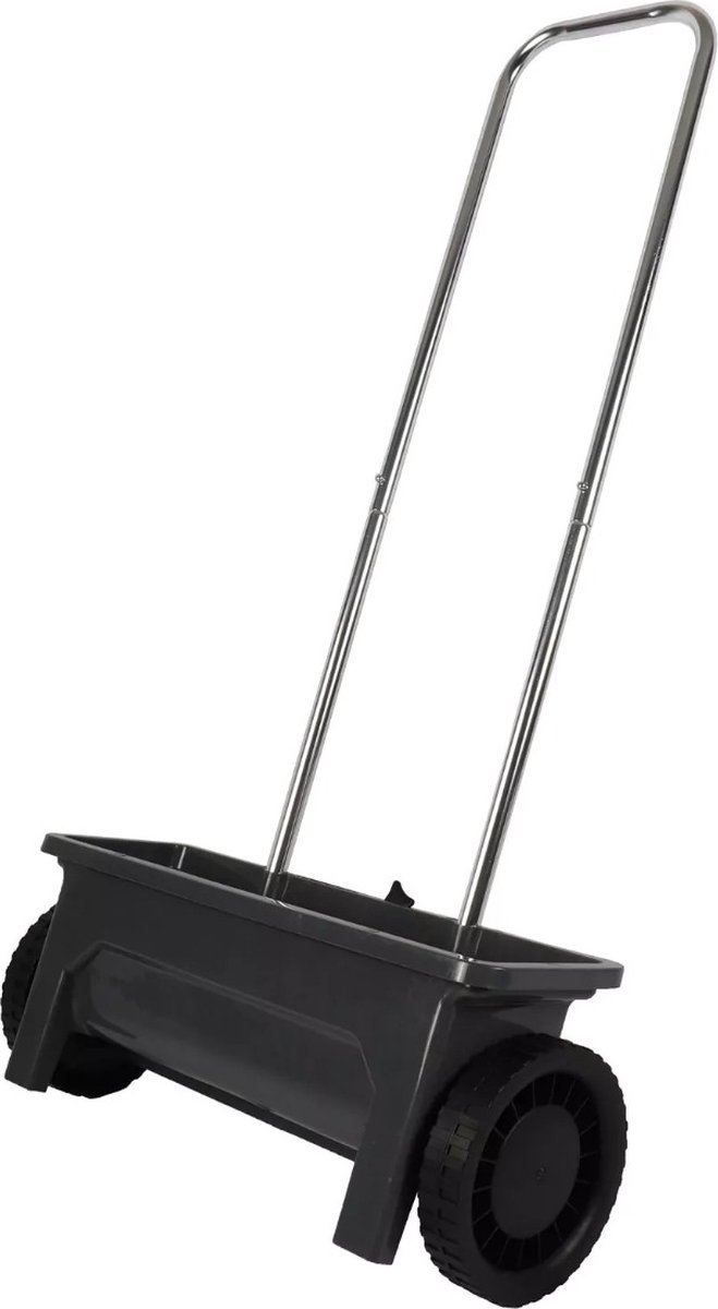 Bol.com Talen Tools – Strooiwagen – Voor graszaad, kunstmest en zout – 12 liter – Verstelbaar strooivolume – 110 cm aanbieding