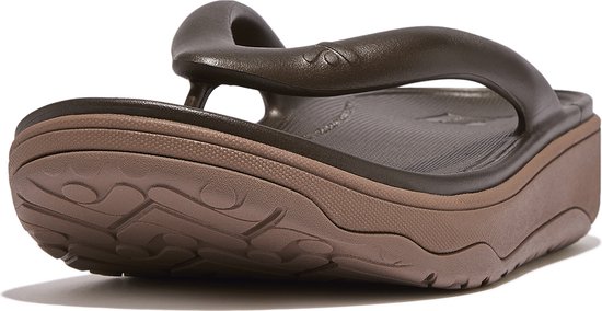 FitFlop Relieff Metallic Recovery Toe-Post Sandales MARRON - Taille 40