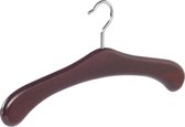 De Kledinghanger Gigant - 24 x Garderobehanger beukenhout mahonie gebeitst, 45 cm