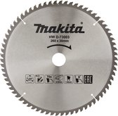 Makita Afkortzaagblad voor Aluminium | Standaard | Ø 260mm Asgat 30mm 70T - D-73003