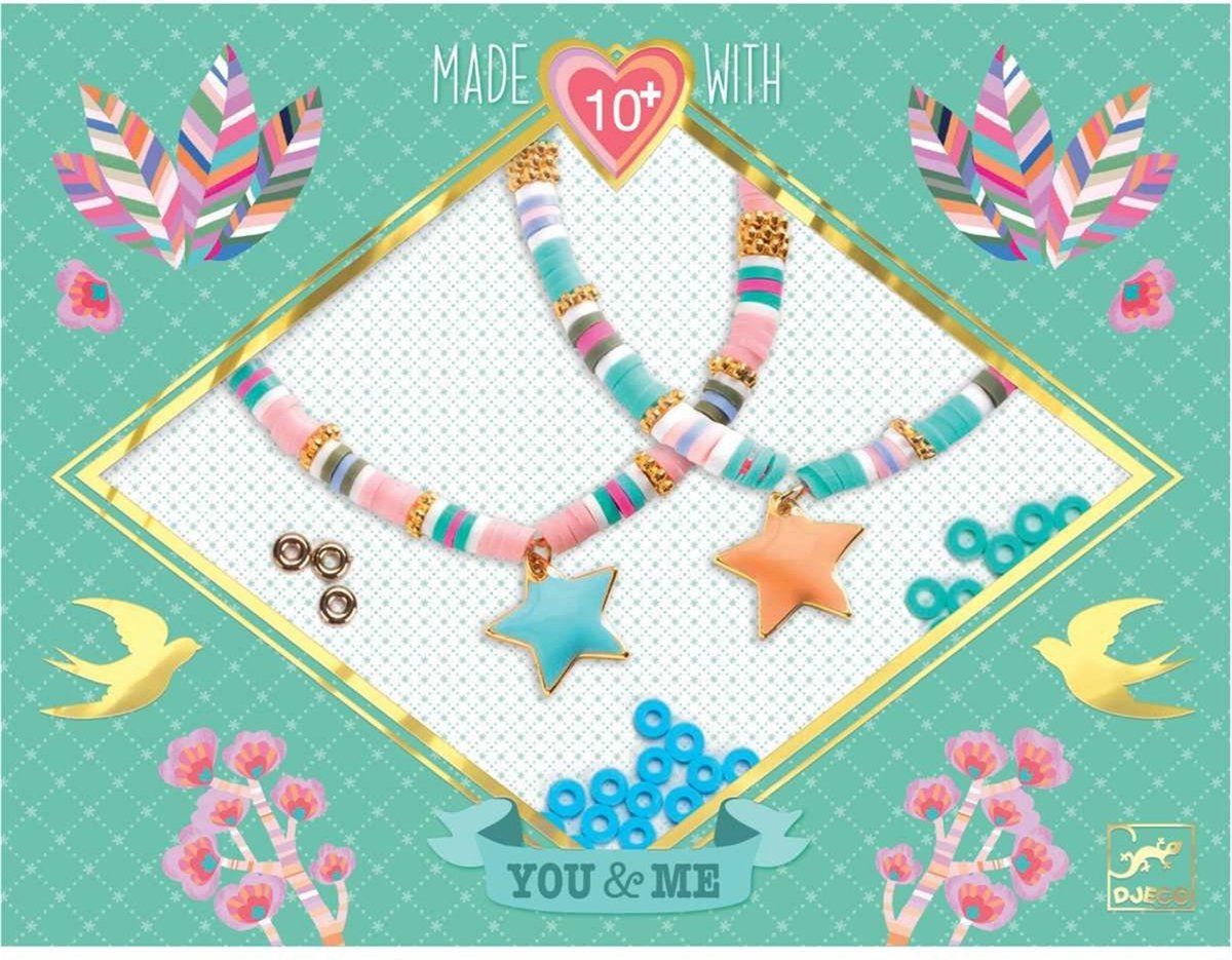 Djeco kralen & sieraden Star Heishi - creatief speelgoed sieraden maken.