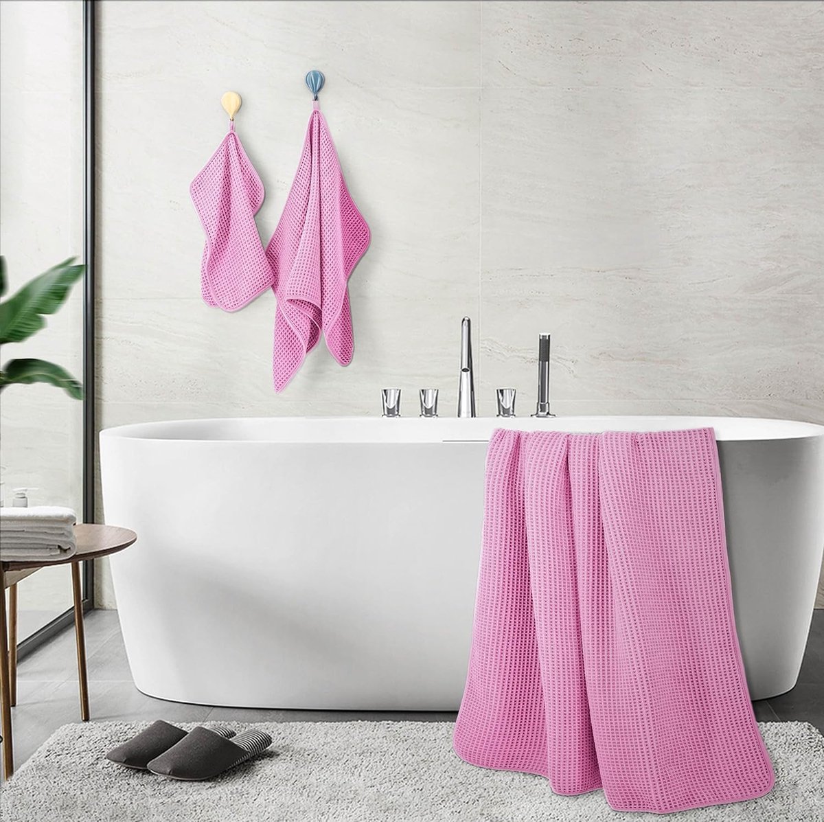 Luxe handdoekenset van katoen 6 Piece