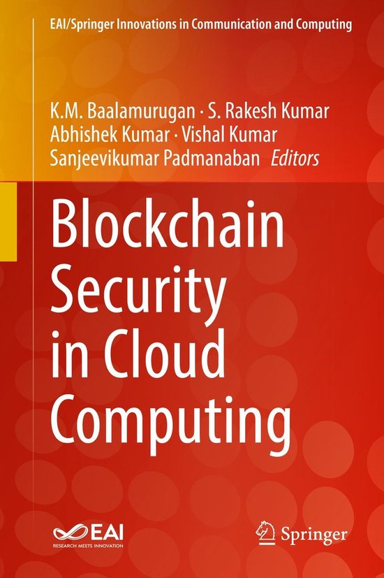 EAI/Springer Innovations in Communication and Computing - Bl ... - cover