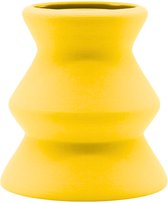 Vase Fiastra Trapani - Yellow Edition - Objet design - 15x15x19 cm - Fabriqué aux Nederland