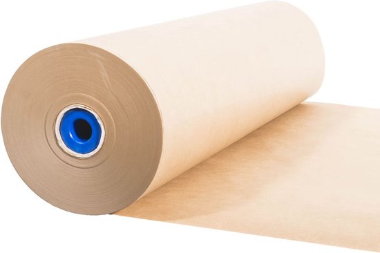 Kortpack - Natronkraft Inpakpapier op Rol 70cm breed x 285mtr lang - 70grams - Bruin - Kraftpapier - (040.0110)