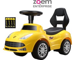 Zoem loopauto geel