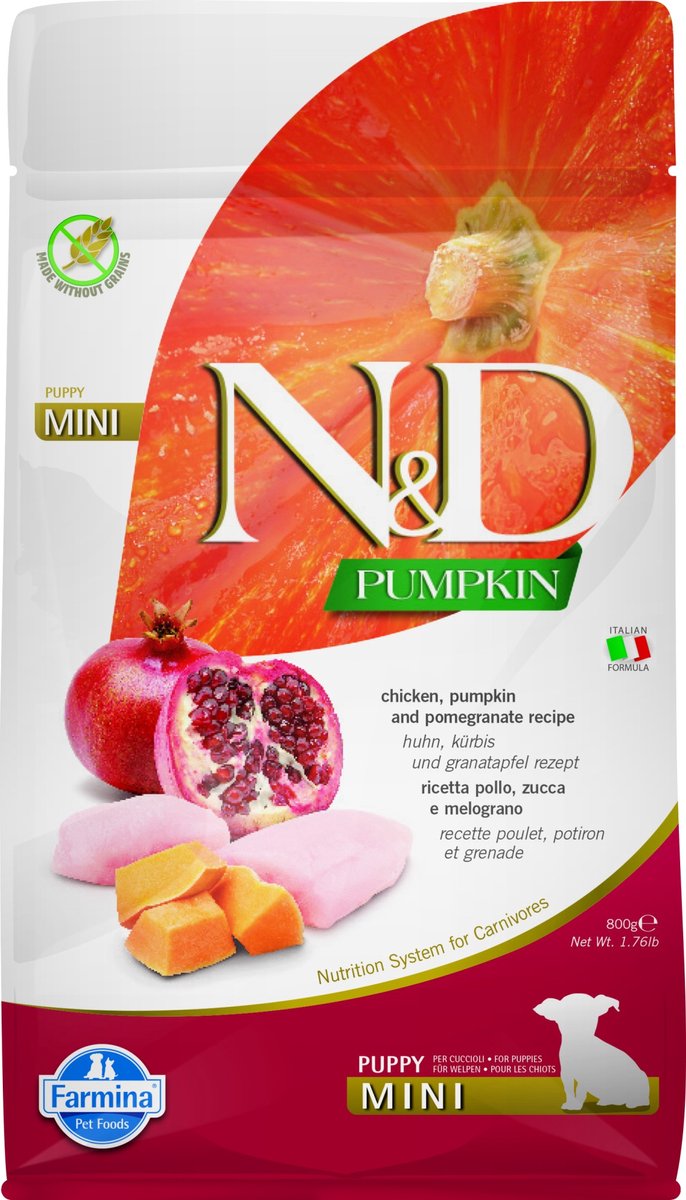 N&D N&D Pumpkin puppyvoeding Kip small breed 800 gr.