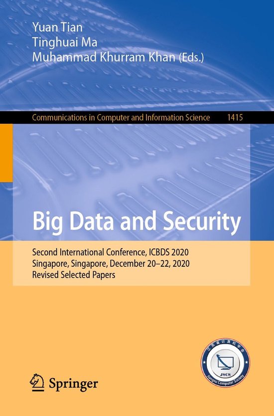 Springer Nature Proceedings Computer Science - Big Data and  ... - cover