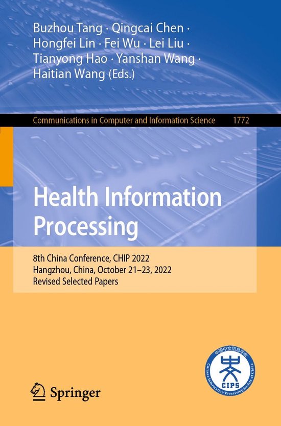 Springer Nature Proceedings Computer Science - Health Inform ... - cover