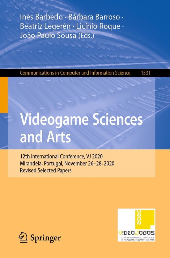 Springer Nature Proceedings Computer Science - Videogame Sci ... - cover
