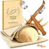 KRUSTENZAUBER Ensemble de couteaux de boulanger en lin, accessoires de cuisson du pain, couteau
