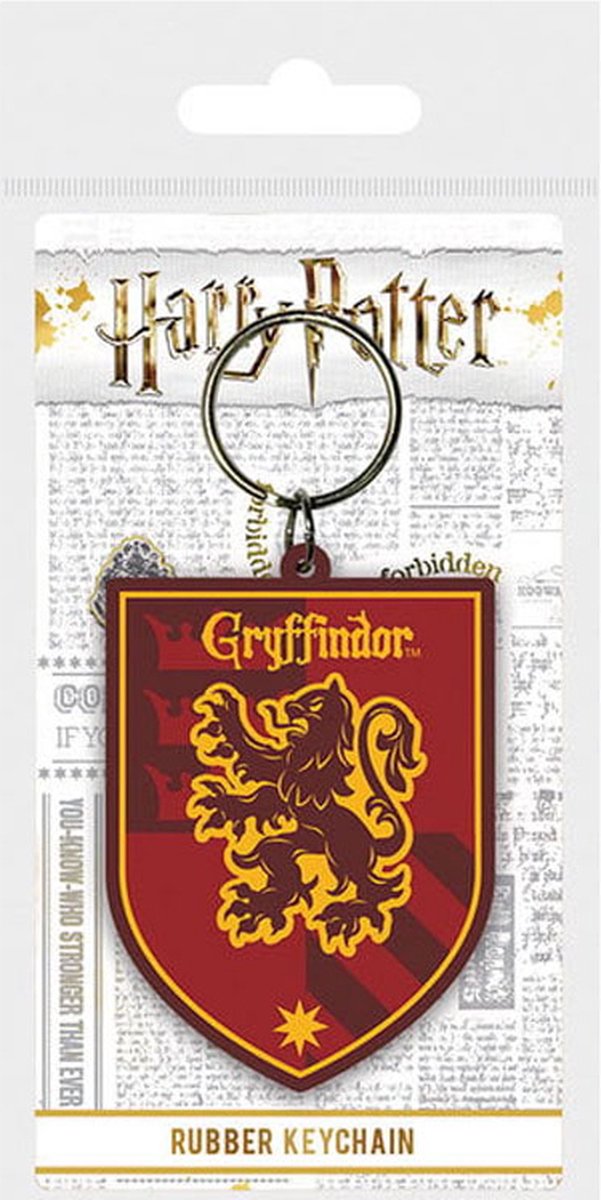 Harry Potter - Gryffindor Rubber Keychain
