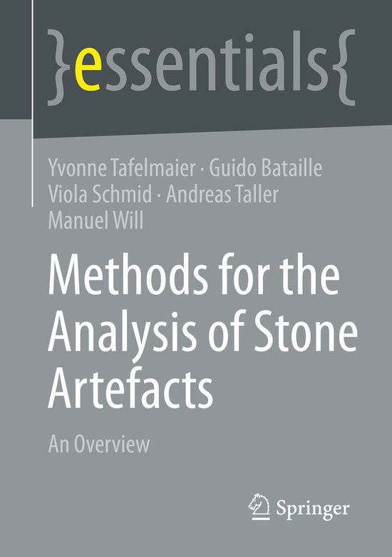 History (R0) - Methods for the Analysis of Stone Artefacts - cover