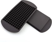Go Go Gadget - "Heble® - 160 Mini IJsblokjes - Vierkante Vorm Siliconen IJsblokjesmal - Perfect voor Cocktails!"