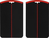 kwmobile autosleutel hoesje geschikt voor Tesla Model S / Model Y / Model 3 / Model X Card - Autosleutel behuizing in zwart / rood