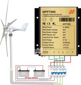 Windmolen - MPPT Laadcontroller - Zwart - Auto 12V & 24V - 800W - IP68