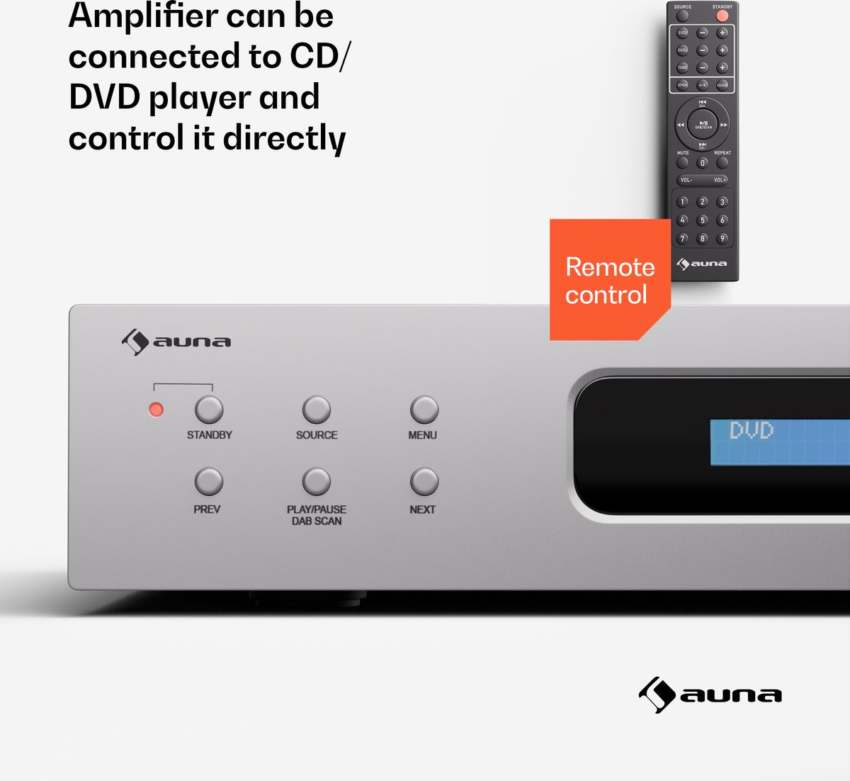Auna Art22 amplifier DAB+ BT Hifi versterker - Bluetooth thumbnail 6