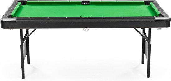 BuckShot Pooltafel Atlanta 6ft - Inklapbare poten - Groen — afbeelding 5