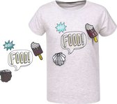 Glo-story t-shirt grijs hello food 164