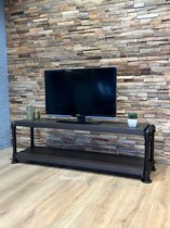 Design85 steigerbuis tv meubel - zwart