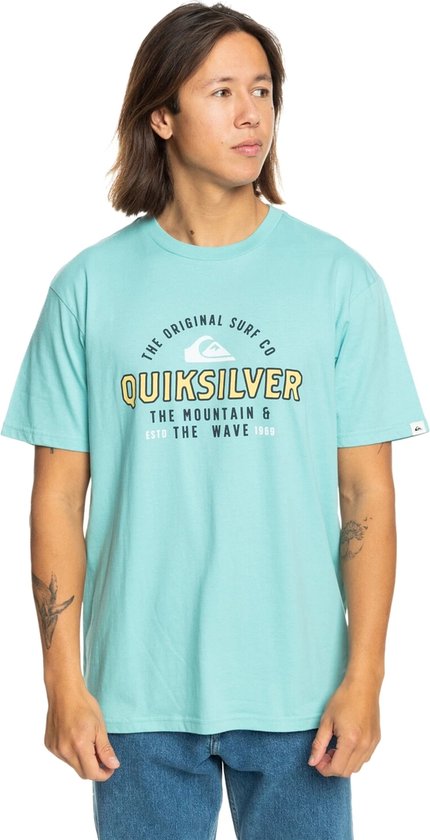 Quiksilver Floating Around Heren T-shirt Eqyzt07675-bha0 - Kleur Blauw - Maat XXL