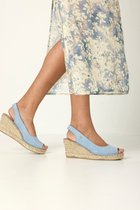 Fred De La Bretoniere Espadrille Clare Beau Baby Blauw - Maat 37