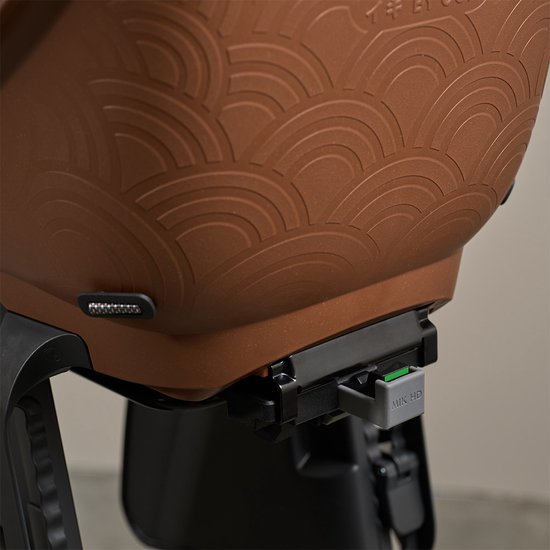 Urban Iki BIO Fietsstoeltje Achter Ta–ke MIK HD - Haniwa Brown/ Bincho Black van Urban Iki — afbeelding 2