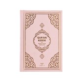 De Glorieuze Qur'an - Roze Boekband Nederlandse vertaling Koran boek - Luxe Koran met QR Code - Ramadan Mubarak Eid Gift Islamitisch met QR Code - Een ideaal islamitisch geschenk (25x17 cm)