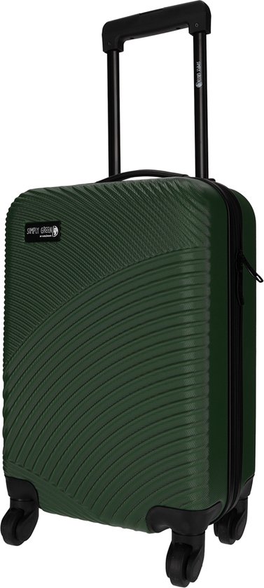 Nörlander Reiskoffer 31L - Handbagage koffer - Duurzaam rPet - Groen