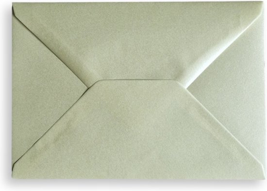 Cards & Crafts 100 enveloppes C6 métalliques de Luxe - Citron doux - 16,2x11,4 cm - 110 grammes - 162x114 mm
