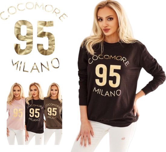 pull cocomore noir 95 milano taille 1