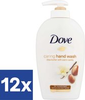 Savon pour les mains Dove au beurre de karité et à la vanille chaude (Pack économique) - 12 x 250 ml