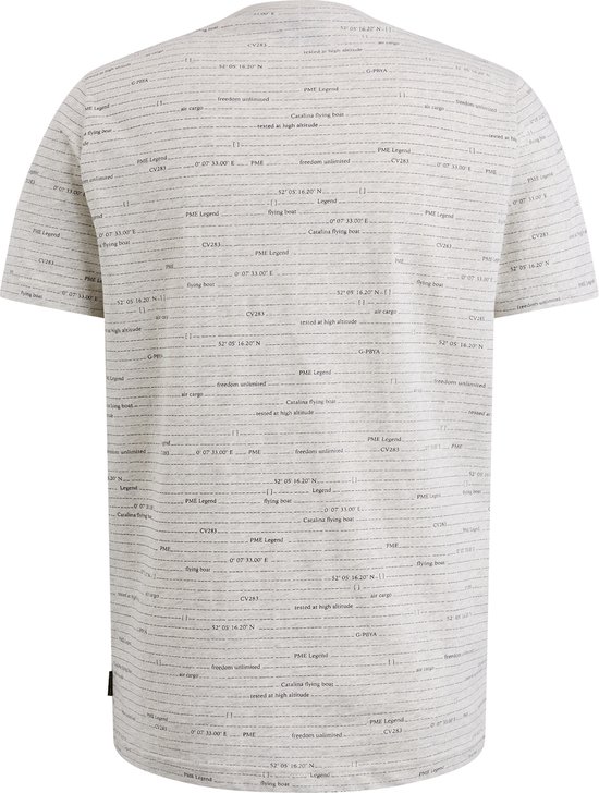 PME-Legend-T-shirt--910 Bone White-Maat XL